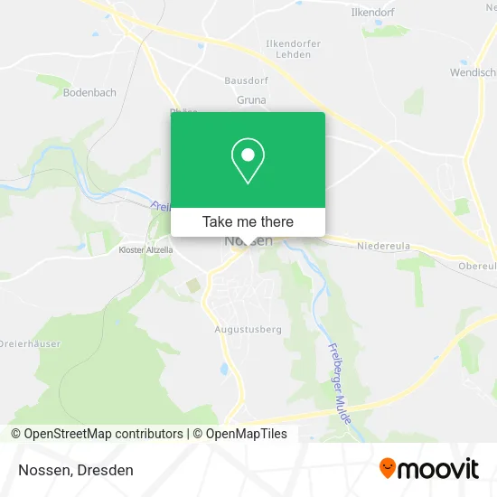 Nossen map