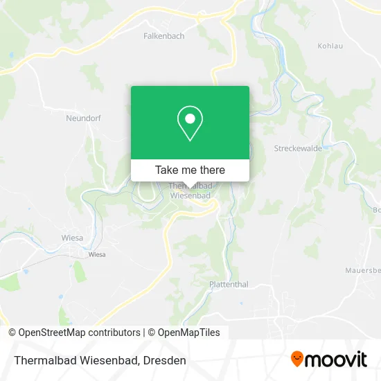 Карта Thermalbad Wiesenbad