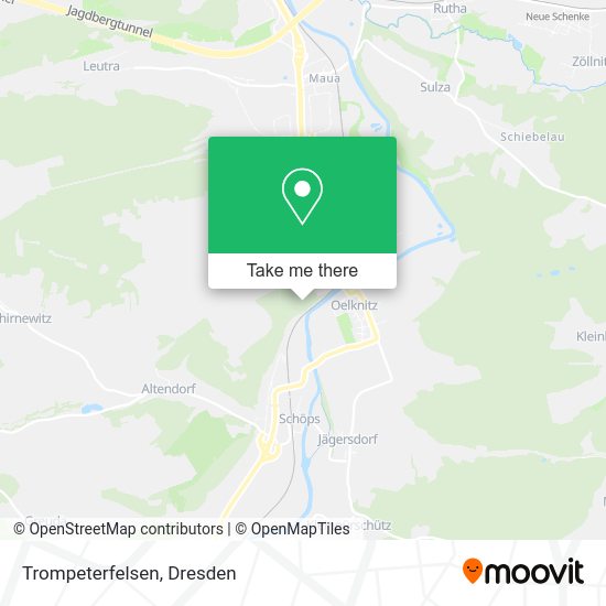 Карта Trompeterfelsen