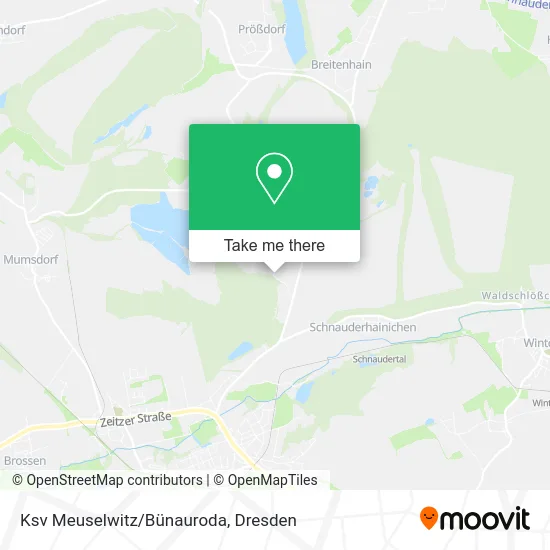 Карта Ksv Meuselwitz/Bünauroda
