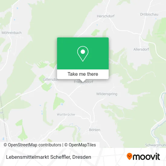 Карта Lebensmittelmarkt Scheffler