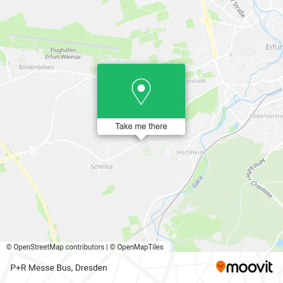Карта P+R Messe Bus
