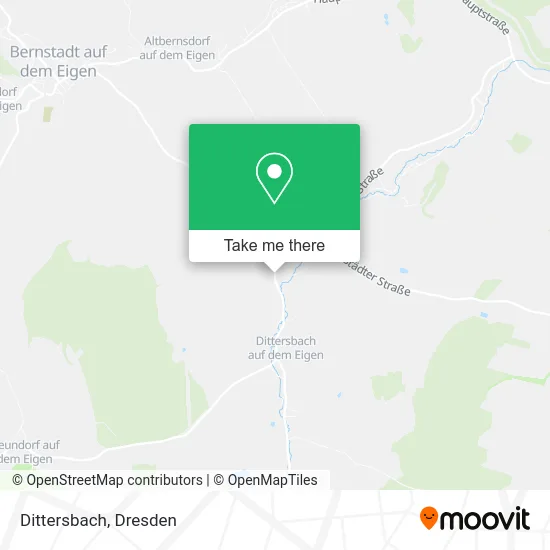 Карта Dittersbach