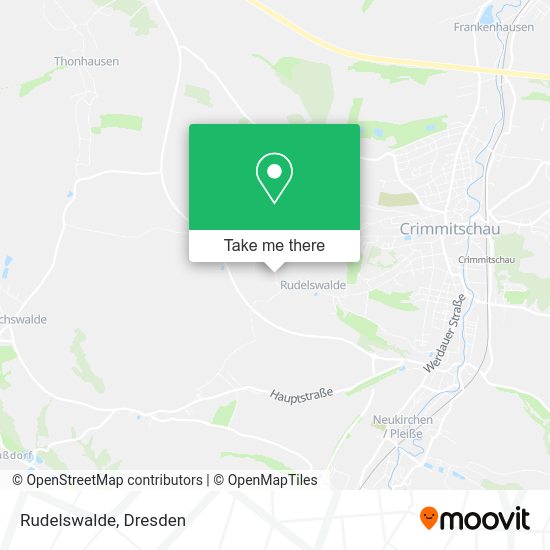 Карта Rudelswalde