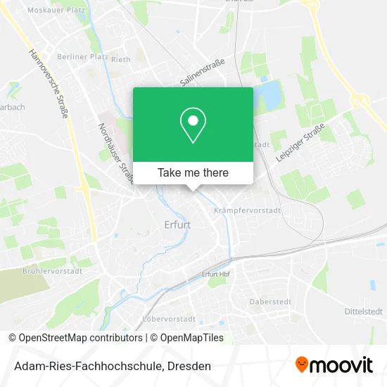 Карта Adam-Ries-Fachhochschule