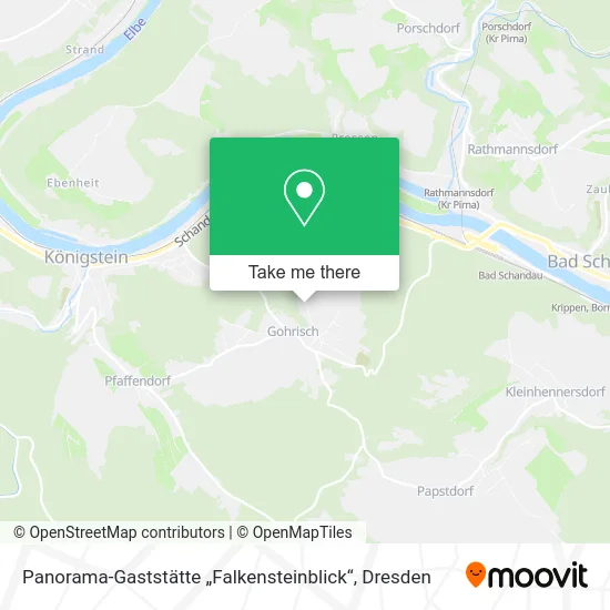 Карта Panorama-Gaststätte „Falkensteinblick“