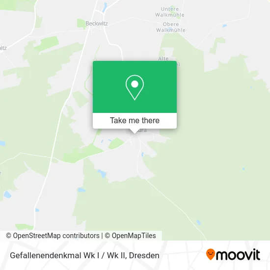 Карта Gefallenendenkmal Wk I / Wk II