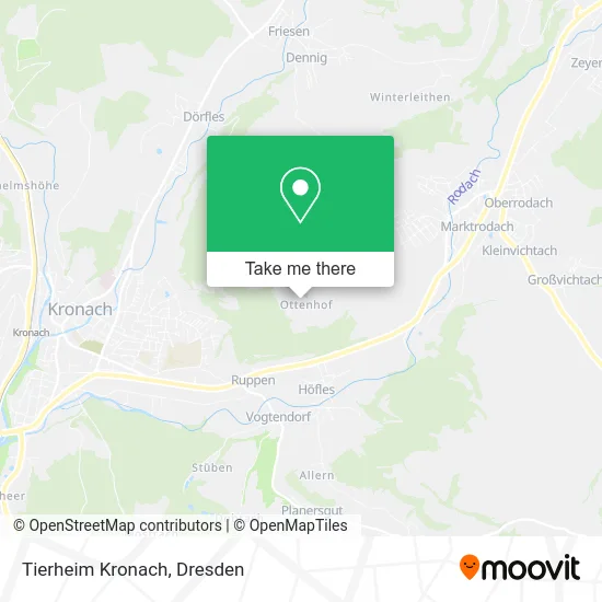 Карта Tierheim Kronach