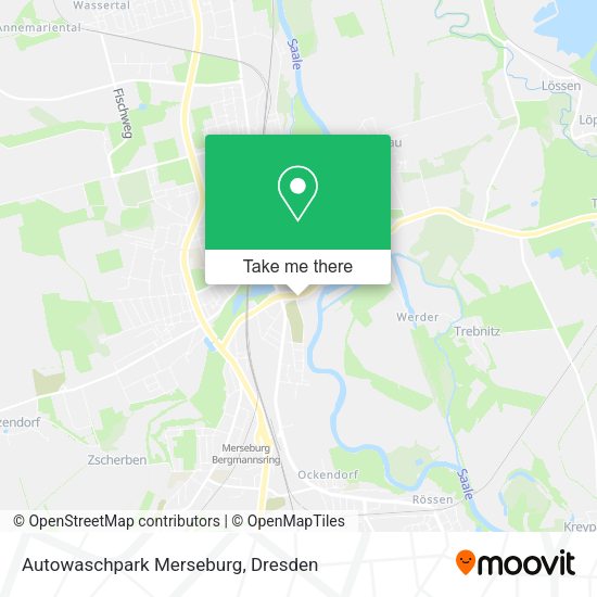 Карта Autowaschpark Merseburg