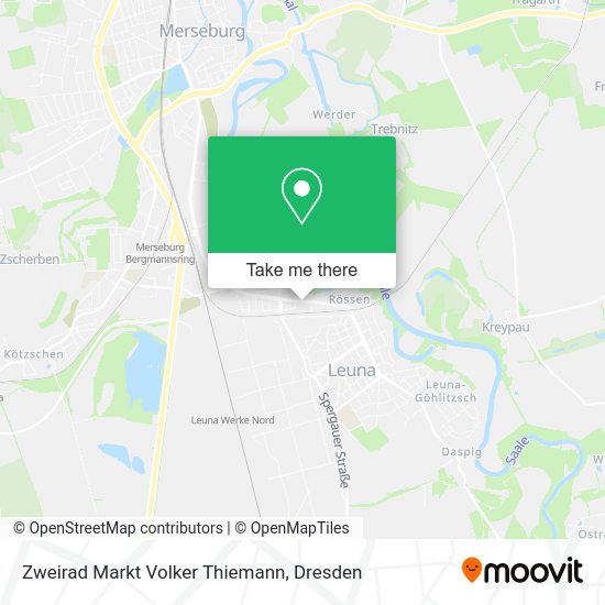 Карта Zweirad Markt Volker Thiemann