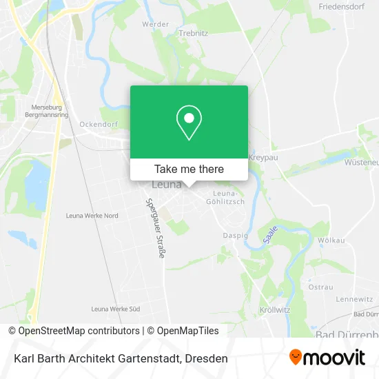 Карта Karl Barth Architekt Gartenstadt