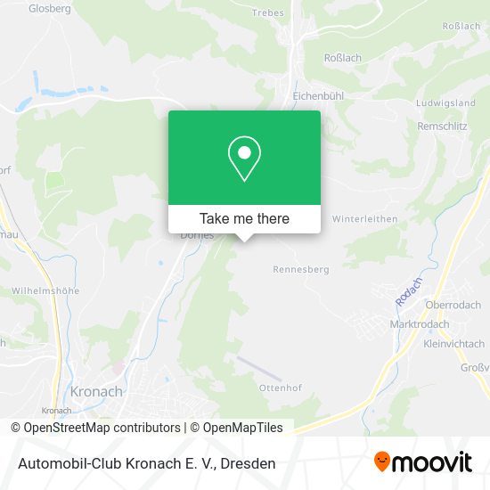 Карта Automobil-Club Kronach E. V.