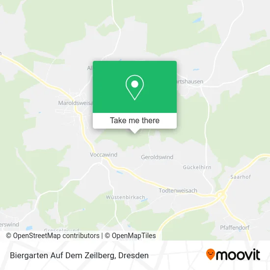 Карта Biergarten Auf Dem Zeilberg