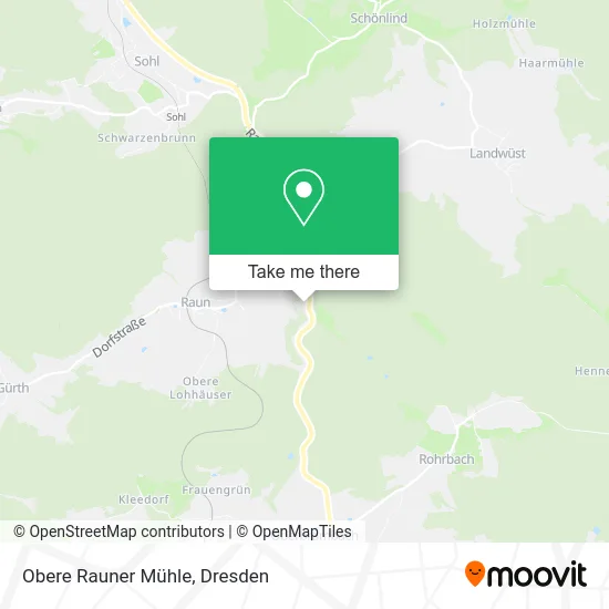 Карта Obere Rauner Mühle