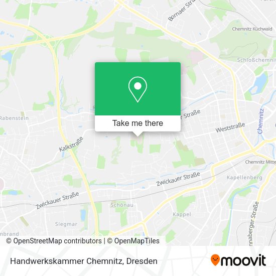 Карта Handwerkskammer Chemnitz