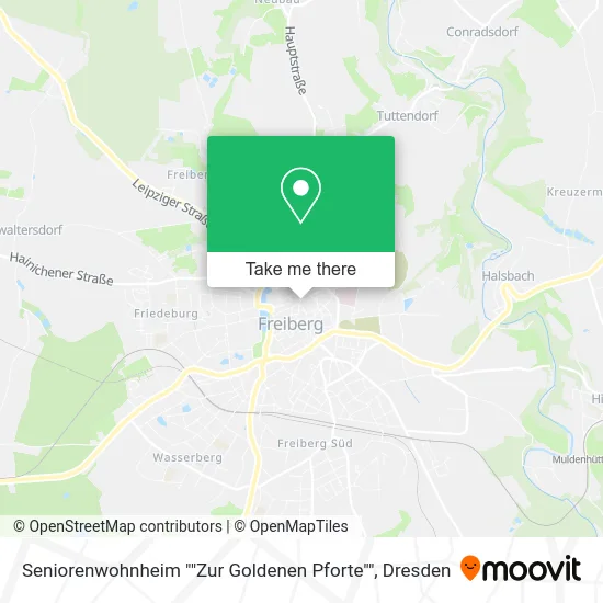 Карта Seniorenwohnheim ""Zur Goldenen Pforte""