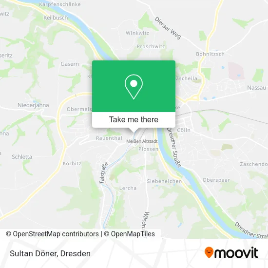 Карта Sultan Döner