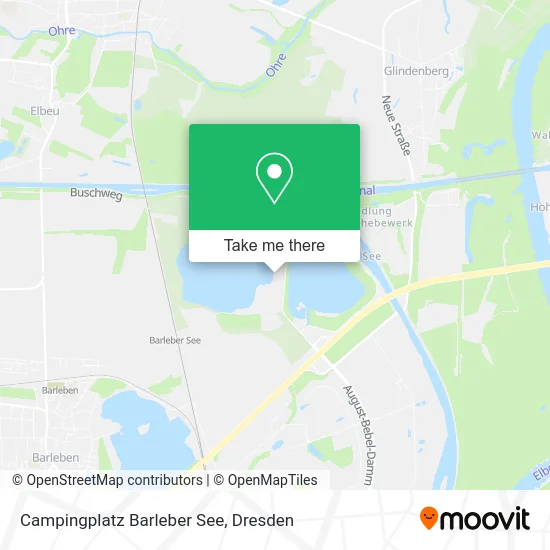 Карта Campingplatz Barleber See