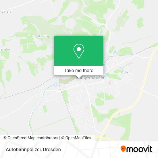 Карта Autobahnpolizei