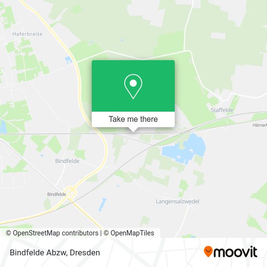 Карта Bindfelde Abzw