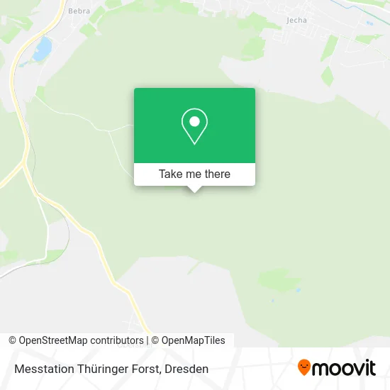 Карта Messtation Thüringer Forst