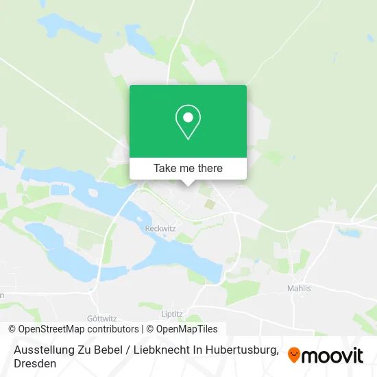 Карта Ausstellung Zu Bebel / Liebknecht In Hubertusburg