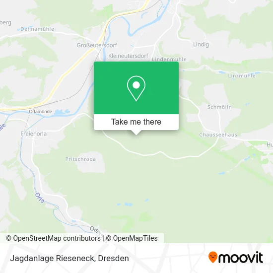 Карта Jagdanlage Rieseneck