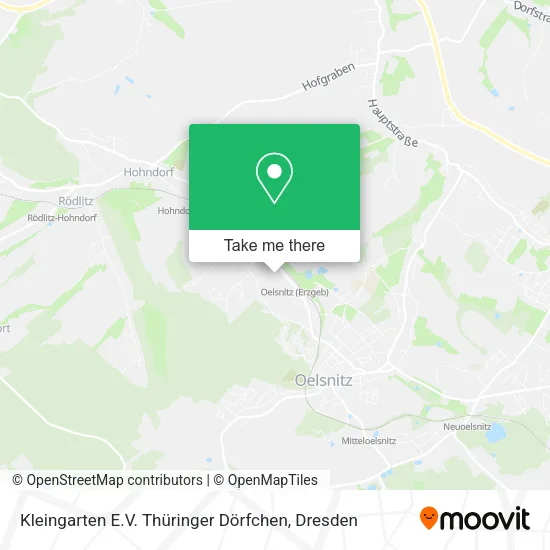 Карта Kleingarten E.V. Thüringer Dörfchen