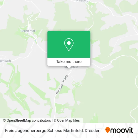 Карта Freie Jugendherberge Schloss Martinfeld