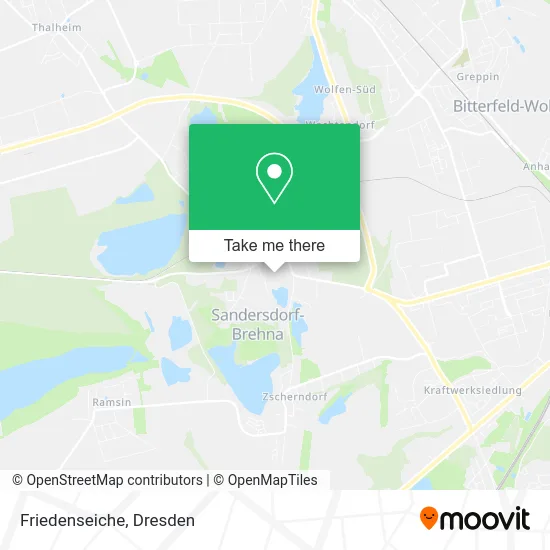 Карта Friedenseiche