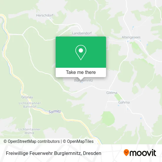 Карта Freiwillige Feuerwehr Burglemnitz