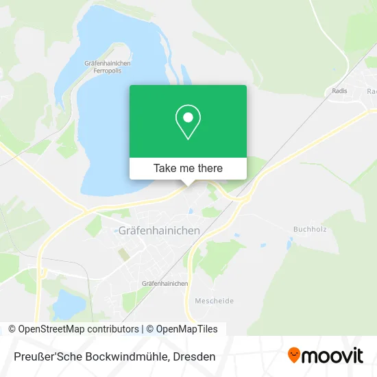 Карта Preußer'Sche Bockwindmühle