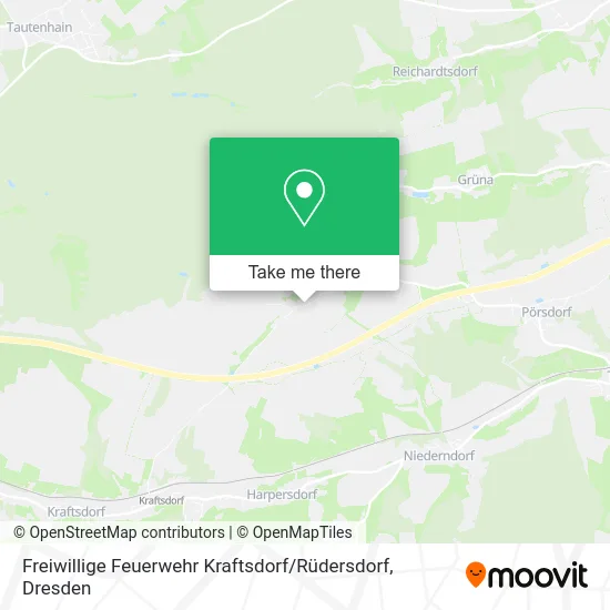 Карта Freiwillige Feuerwehr Kraftsdorf / Rüdersdorf