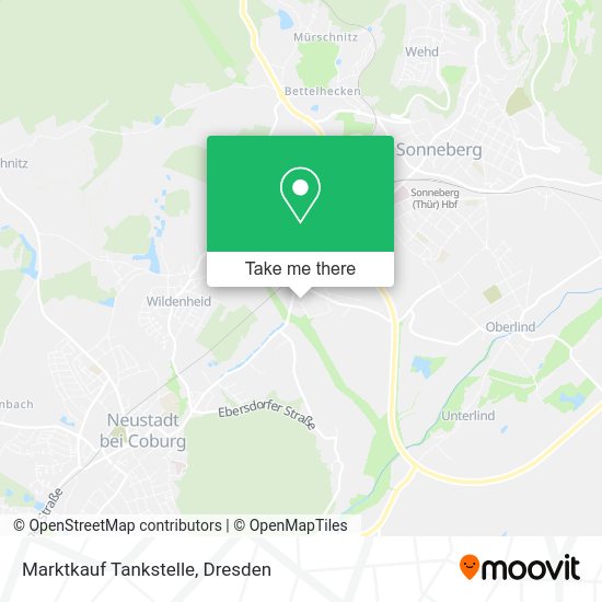 Карта Marktkauf Tankstelle