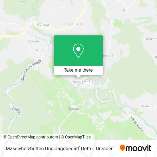 Карта Massivholzbetten Und Jagdbedarf Oettel