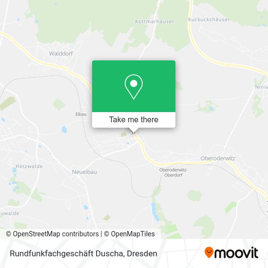 Карта Rundfunkfachgeschäft Duscha
