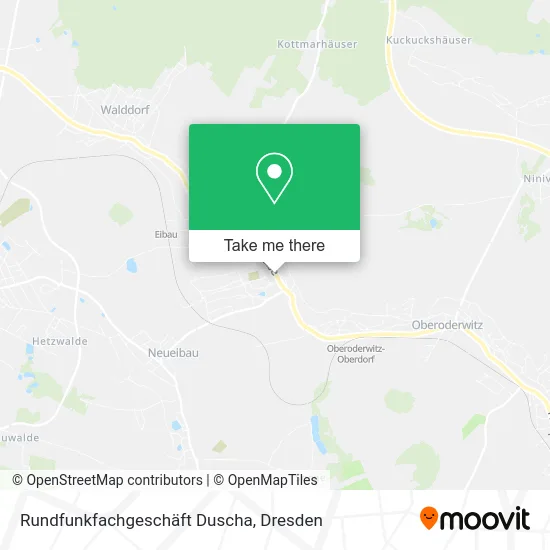 Карта Rundfunkfachgeschäft Duscha