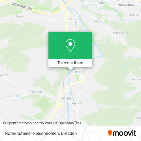 Карта Rothensteiner Felsenhöhlen