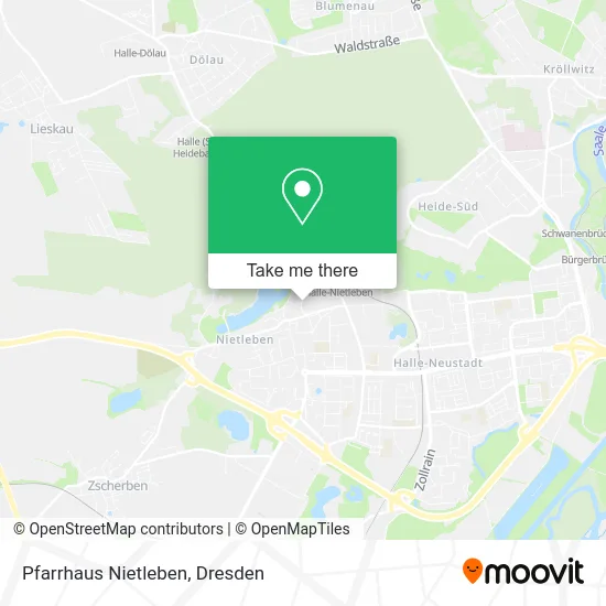 Карта Pfarrhaus Nietleben