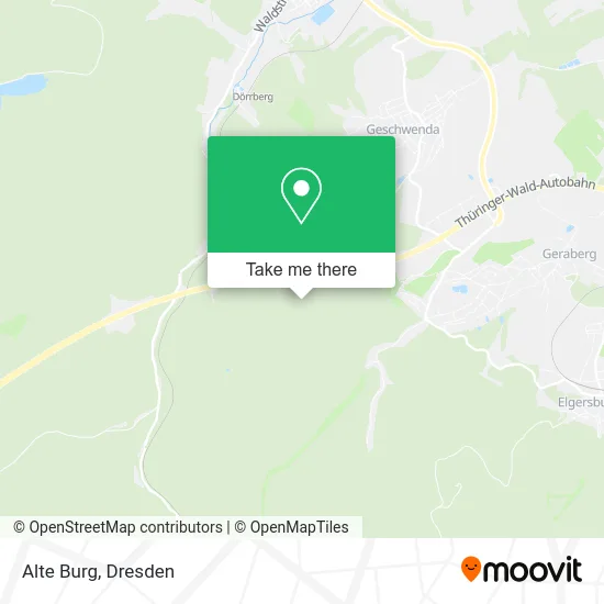 Карта Alte Burg