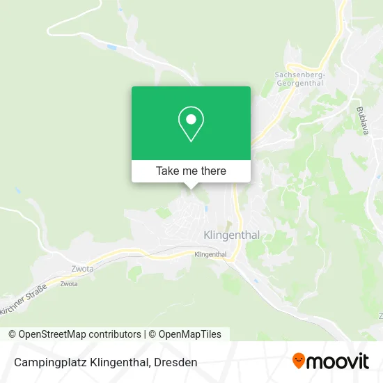 Карта Campingplatz Klingenthal