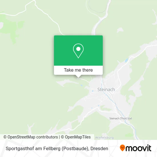 Карта Sportgasthof am Fellberg (Postbaude)