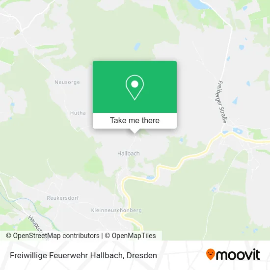Карта Freiwillige Feuerwehr Hallbach