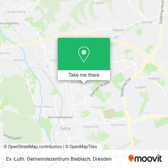 Карта Ev.-Luth. Gemeindezentrum Bieblach
