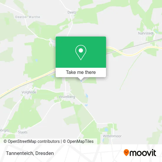 Карта Tannenteich