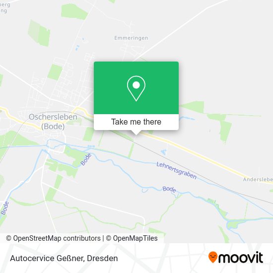 Карта Autocervice Geßner