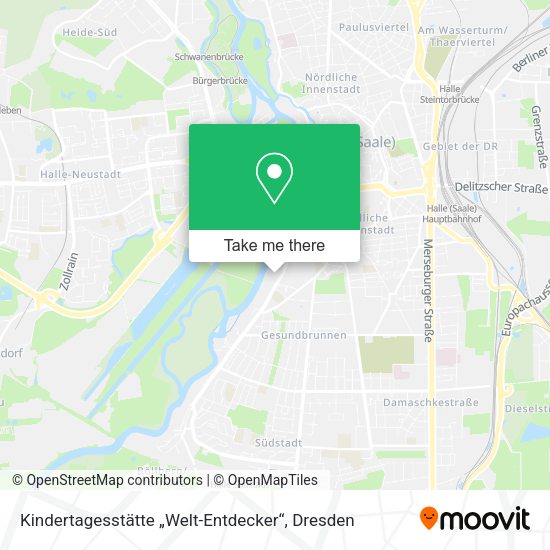 Карта Kindertagesstätte „Welt-Entdecker“