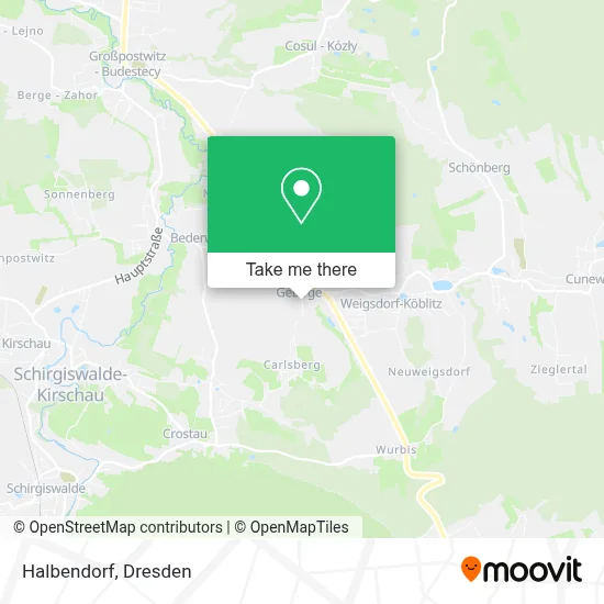 Halbendorf map