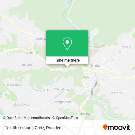 Карта Textilforschung Greiz