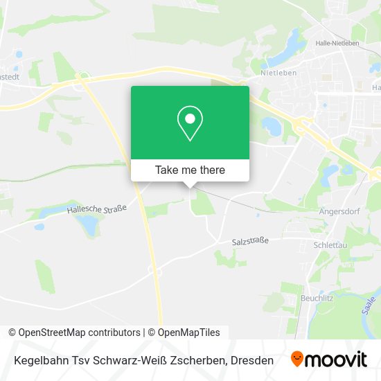 Карта Kegelbahn Tsv Schwarz-Weiß Zscherben
